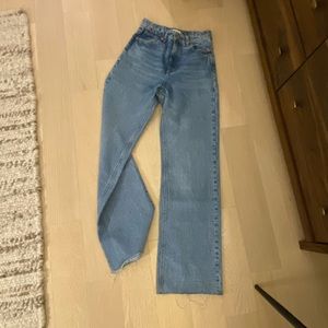 Wide leg jeans